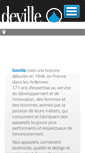 Mobile Screenshot of deville.fr