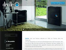 Tablet Screenshot of deville.fr